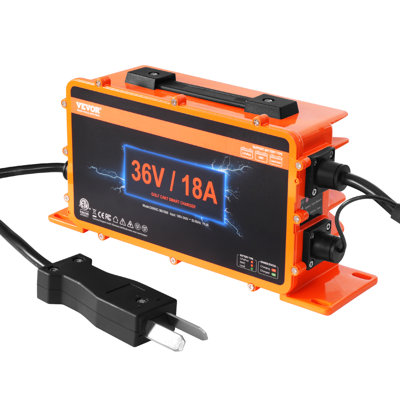 36 Volt Golf Cart Battery Charger, 18 AMP, Smart
