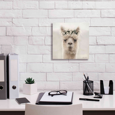 Dagan " Alpaca With Flowers " by Lori Deiter