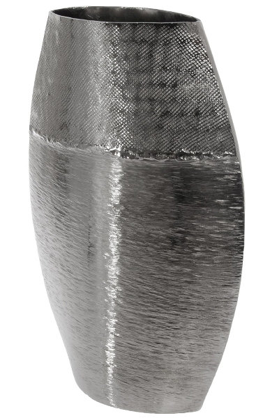 Hazel Metal Table Vase, Black