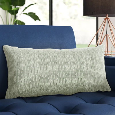 Casavant Embroidered Cotton Reversible Throw Pillow
