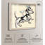 Décoration murale mignonne Martini Pup II par Art Remedy-115125384-115125382