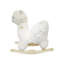 Tout-petit cheval à bascule en peluche avec sons de berceuse et harnais de sécurité, jouet en peluche doux pour les garçons et les filles de 1 à 3 ans