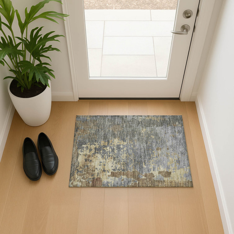 Premium Machine Washable Mehara AMF1702 Abstract Rug