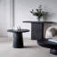 Table d'appoint ronde avec base piédestal