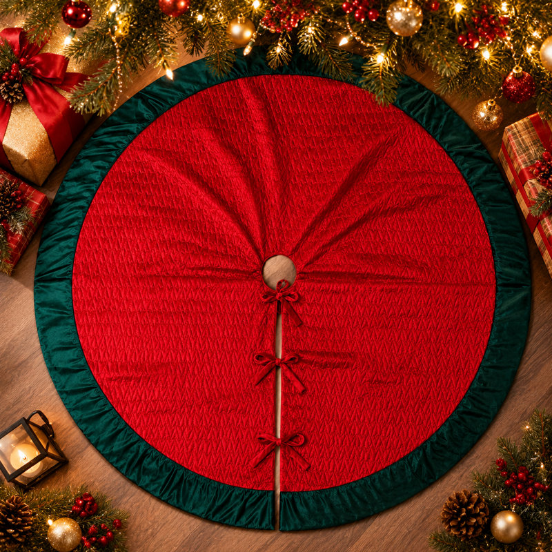 Velvet Tree Skirt, 52" W