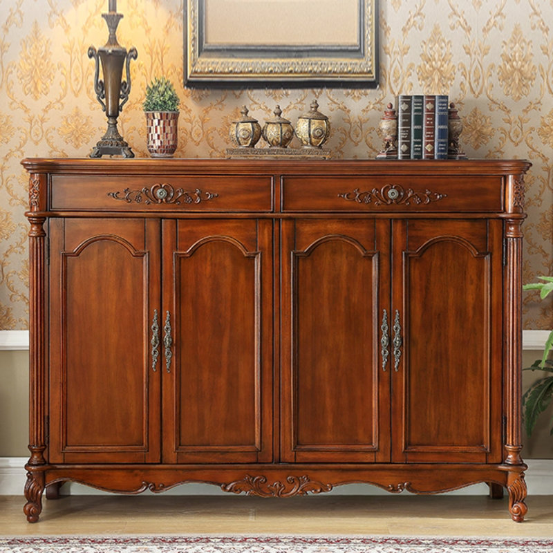 Cherry Solid Wood Shoe Storage Bench