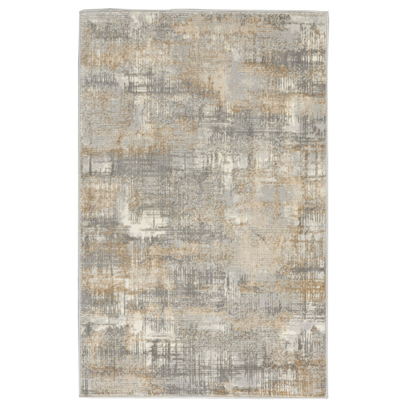 Rush Abstract Area Rug, Rectangle 97 x 152cm