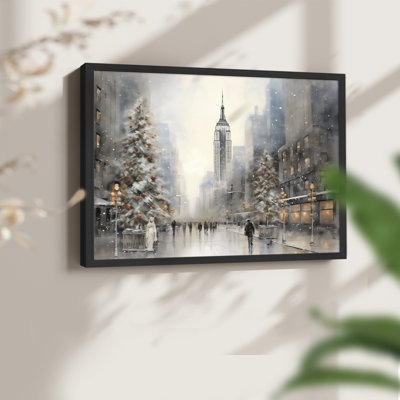Chirstmas Art-CCCXXXIII -Framed Print - Restickable