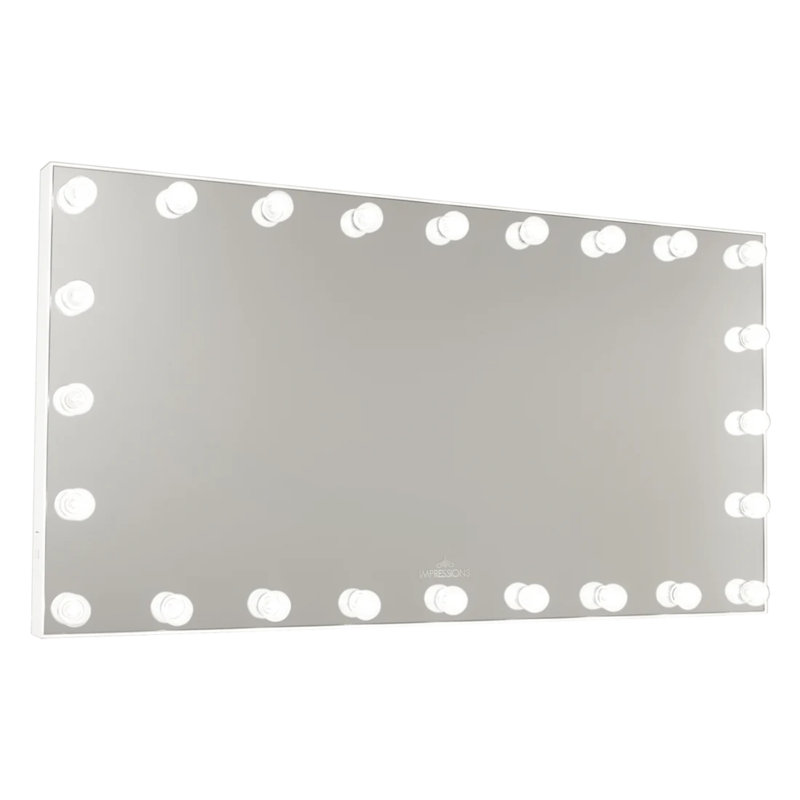 Miroir de salle de bain Hollywood Glow Panorama