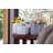 Set of Two Elegant Ceramic Flowerpots Ideal for Patio, Garden, and Windowsill Decor, Adding a Touch of Modernity to Your Green Spaces-1908936871