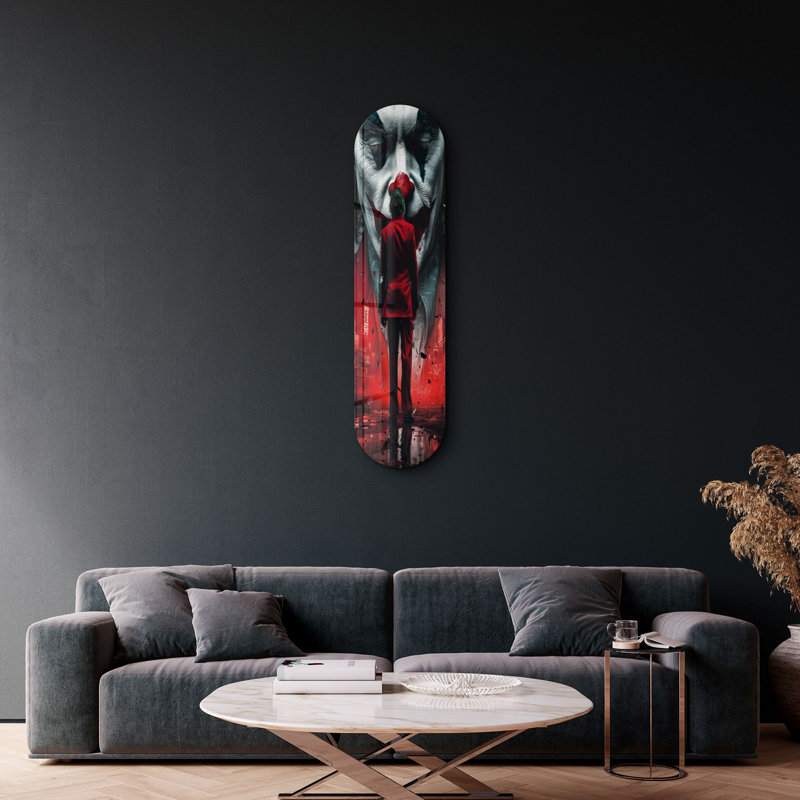 Peinture décorative en verre trempé