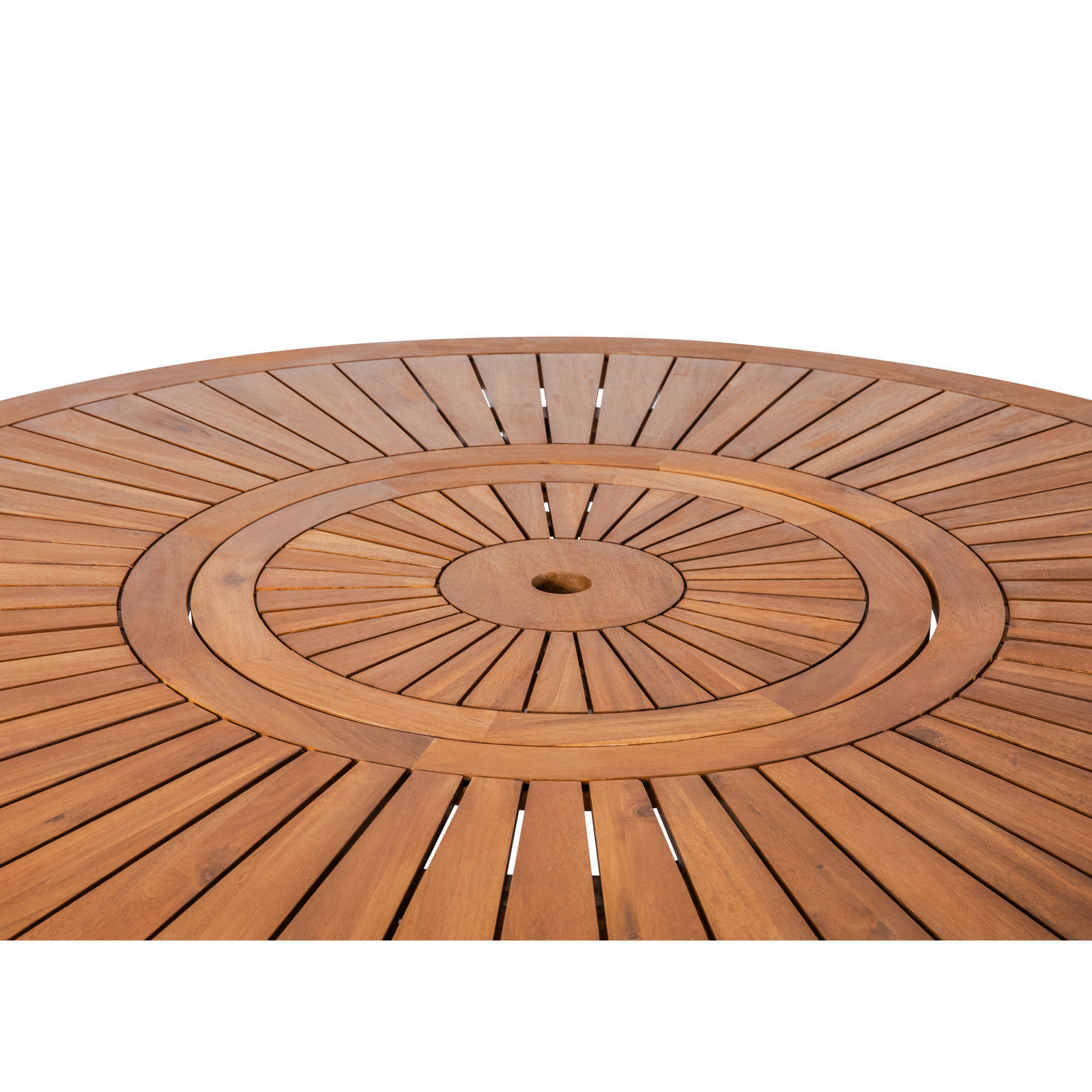 Ross Acacia Patio Dining Set, 6, 29.5" H x 59" W x 59" D