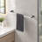 5-Piece Chrome Bathroom Hardware Accessories Set, Stainless Steel, Wall Mounted