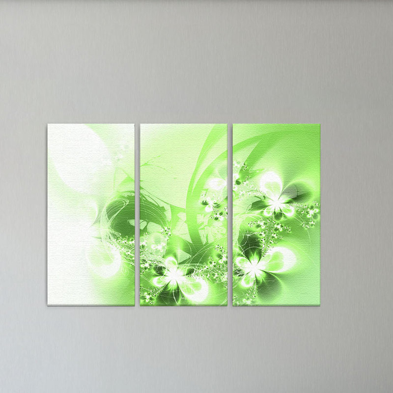 3 Piece Wrapped Canvas Print, 100cm H x 150cm W x 2cm D