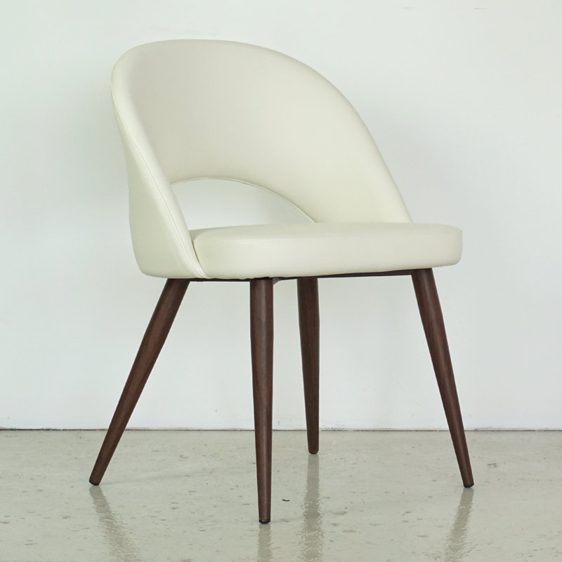 Kanthan 18'' H Velvet Upholstered Side Chair, Royal Blue, Walnut