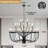46 - Light Foyer Chandelier Farmhouse Chandelier Wagon Wheel Chandelier