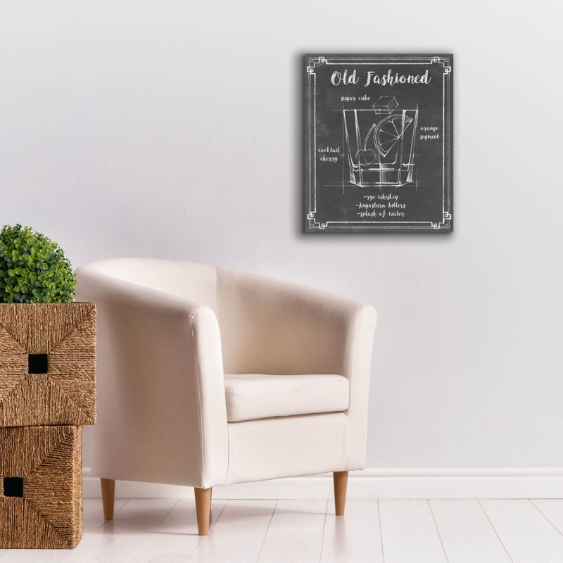  «Mixology 1» par Ethan Harper, art mural sur toile, 20 po x 24 po