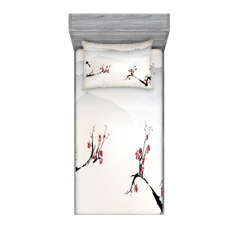 Microfiber Sheet Set, Twin XL Sheet Set with Fitted Sheet