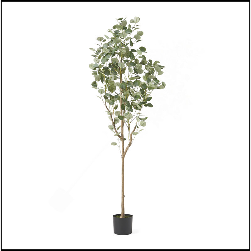 180CM ARTIFICIAL EUCALYPTUS TREE, 71" H x 31" W x27" D