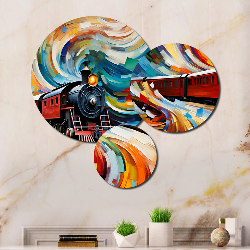 Ensemble de 3 décorations murales en métal