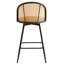 66 cm H Swivel Upholstered Bar Stool & Counter Stool with Metal Legs (set of 2 & set of 4)-2033917736-2033917737