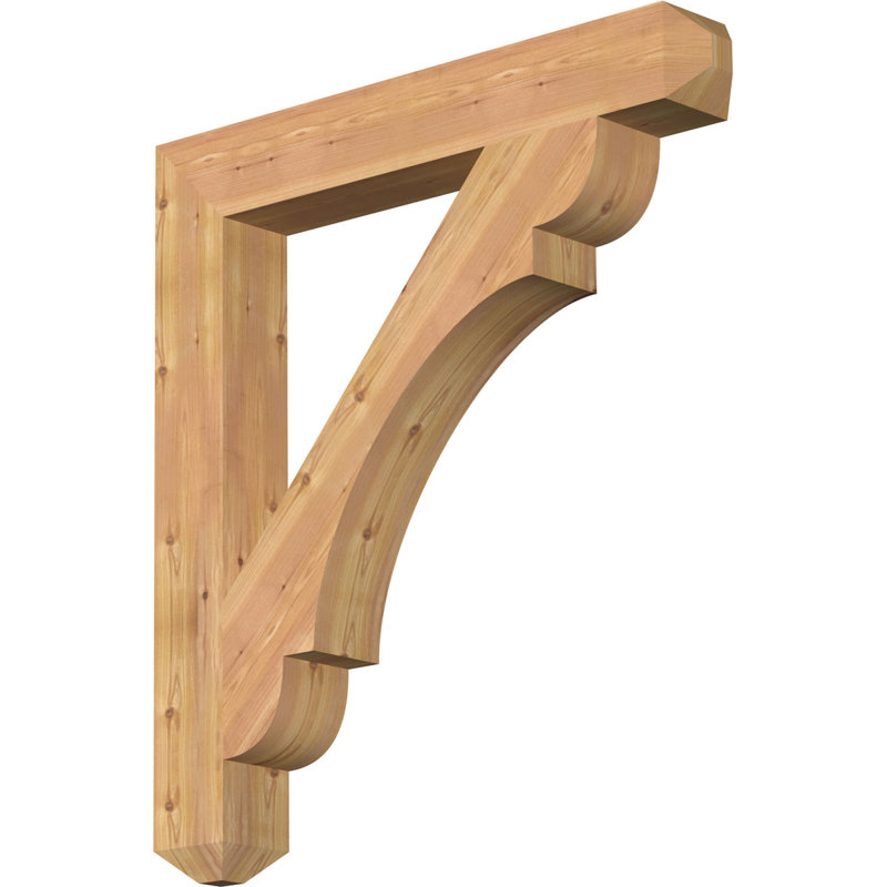 Support l 5 1/2 po x P 40 po x H 44 po pour artisan d'art olympique, cèdre rouge de l'Ouest, Cèdre rouge