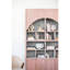 Armoire de rangement en bois avec bord festonné Jonnathon, rose antique