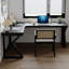 Bureau en coin noir en bois massif en forme de L-1270500000-1270500015