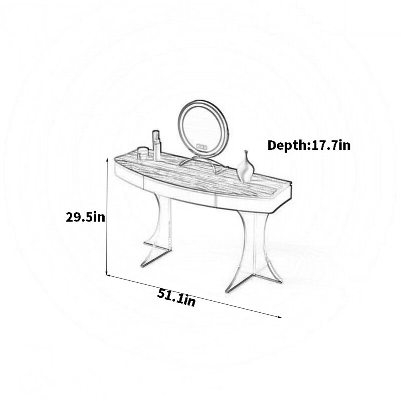 Commode luxueuse de style chambre principale, Brun