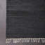 Tapis kilim en laine tissés à la main et à plat Alithea - 8 pi x 8 pi, carré, couleur gris anthracite, motif uni uni, tapis faits à la main à poils courts pour le salon, la chambre à coucher-109701219-126643388