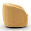 Fauteuil demi-tonneau pivotant en velours Arrun-223861488