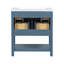 Ensemble de meuble-lavabo simple avec 5 tiroirs-1974578582