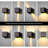 Agetina Metal and Glass LED Wall Light