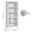 181.2cm H x 80cm W Bookcase