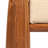 Acacia Wood and Crushed Velvet Arm Chair