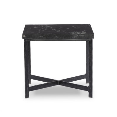 Nelida 24" Genuine Marble End Table
