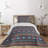 Eclectic Polyester Geometric Shapes Coverlet-41886984-105473490
