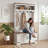 Farmhouse Hall Tree with Shoe Bench