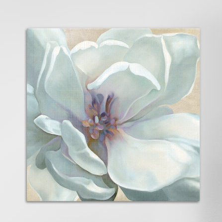« irisé fleuri », impression sur toile tendue, H 12 po x l 12 po x P 0,75 po, Papier d'art encadré noir, Pas de tapis
