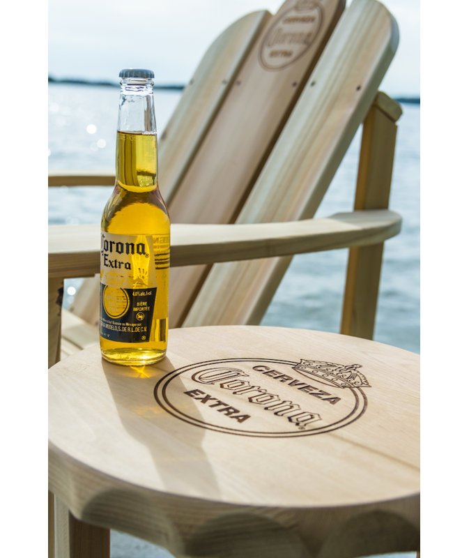 Round Outdoor Side Table , 15'' in. W 15'' in. D