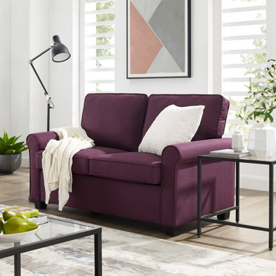 Thaminah 57" Upholstered Sleeper Sofa With Memory Foam Mattress