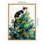 «Cats Life Christmas Tree» par Ilora, reproduction d'art sur toile encadrée-1414779805