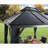 Sojag Outdoor Mykonos Double Roof Hardtop Gazebo Outdoor Sun Shelter-90564876