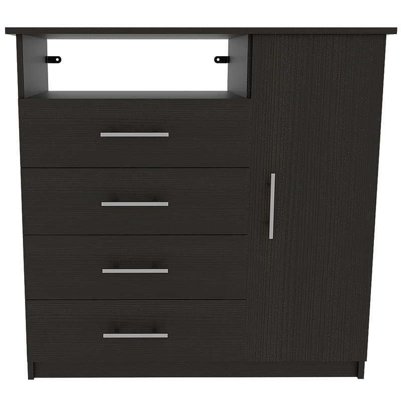 Commode simple à quatre tiroirs Carolina