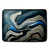 Grey/Black/Blue Abstract  selected