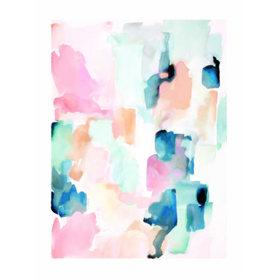 «Abstract of Coloured Strokes», reproduction sur toile tendue
