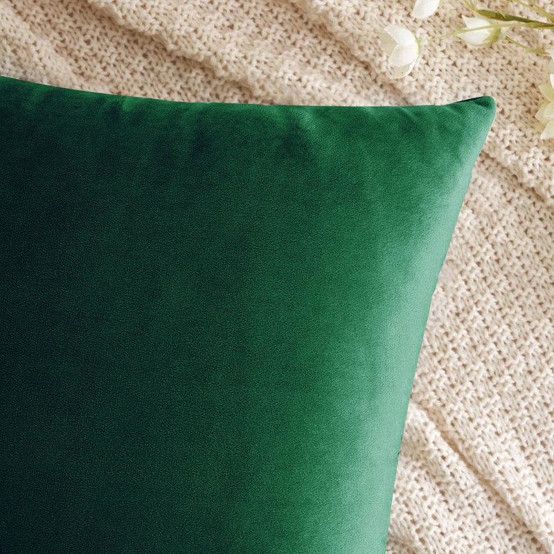 Kilian Square Cushion Cover, Green