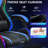 Gaming Chair With Bluetooth Speakers And RGB LED Lights Ergonomic Massage Video Game Chair With Footrest High Back With Lumbar Support-1641352069