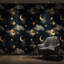 Papier peint céleste mural mystique amovible
