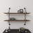 Springlake 2 Piece Industrial Pipe Shelves